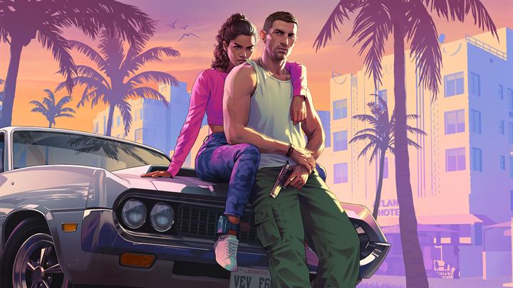 Jason y Lucia, artwork oficial de GTA VI